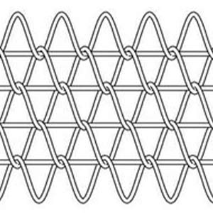 Ceinture à maillons de chaîne avec tige renforcée